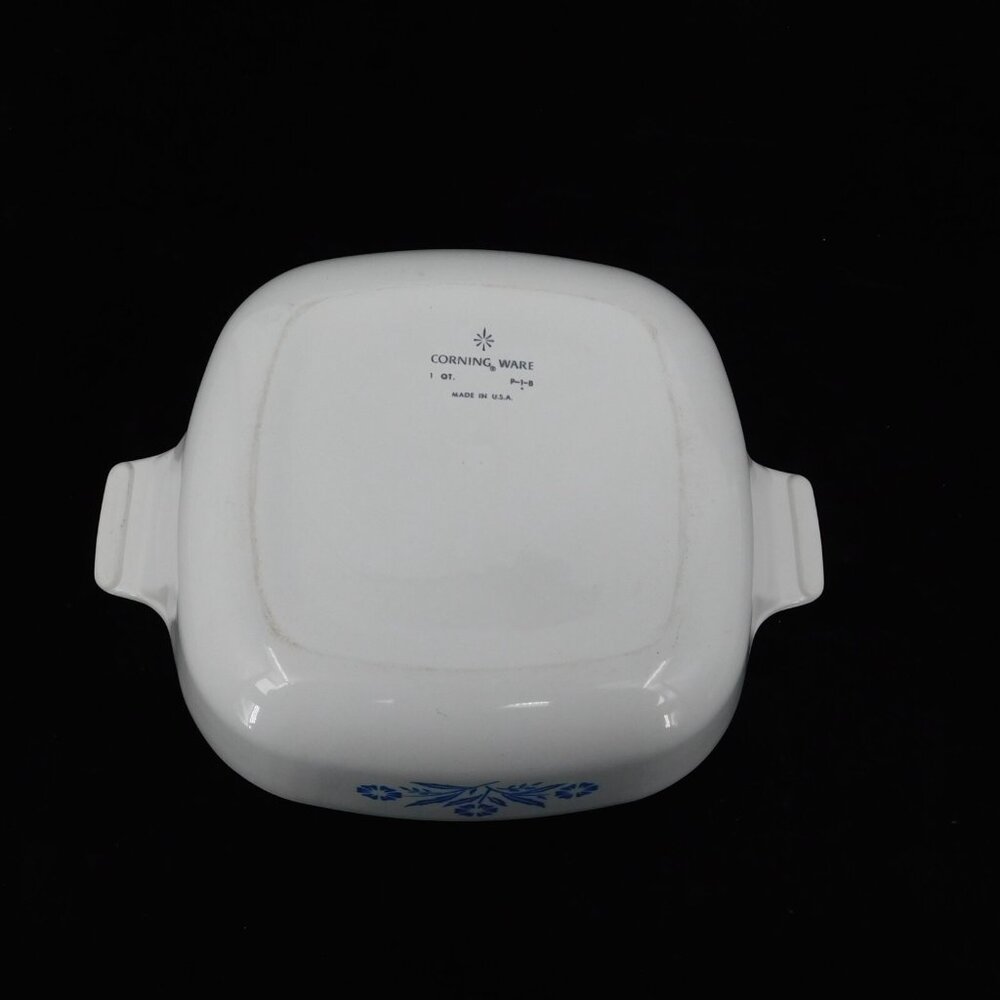 Vintage Corning Ware Blue Cornflower 1 Quart Casserole Dish P-1-B  with Lid - Picture 6 of 9